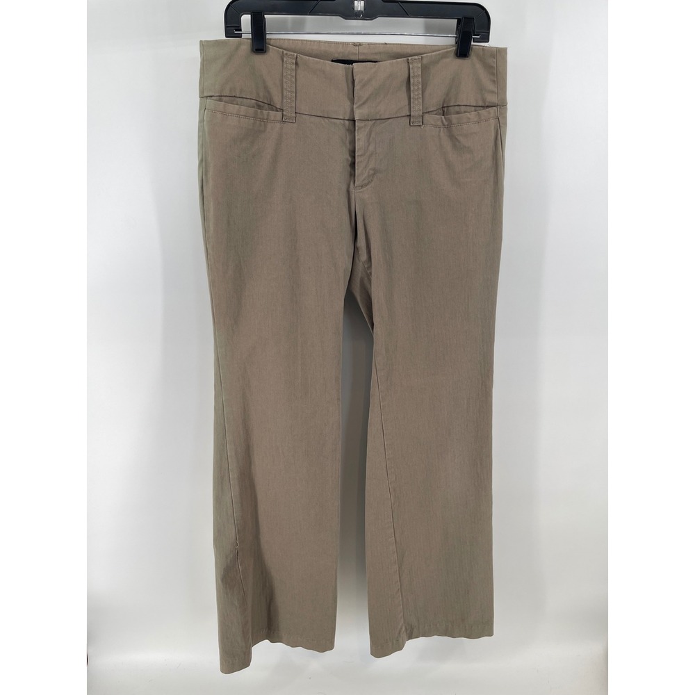 Billy Blues Trousers Women 8 Tan Excellent Straight Leg Khaki Made in USA